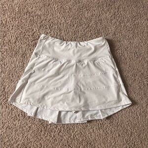 White Skort with pockets